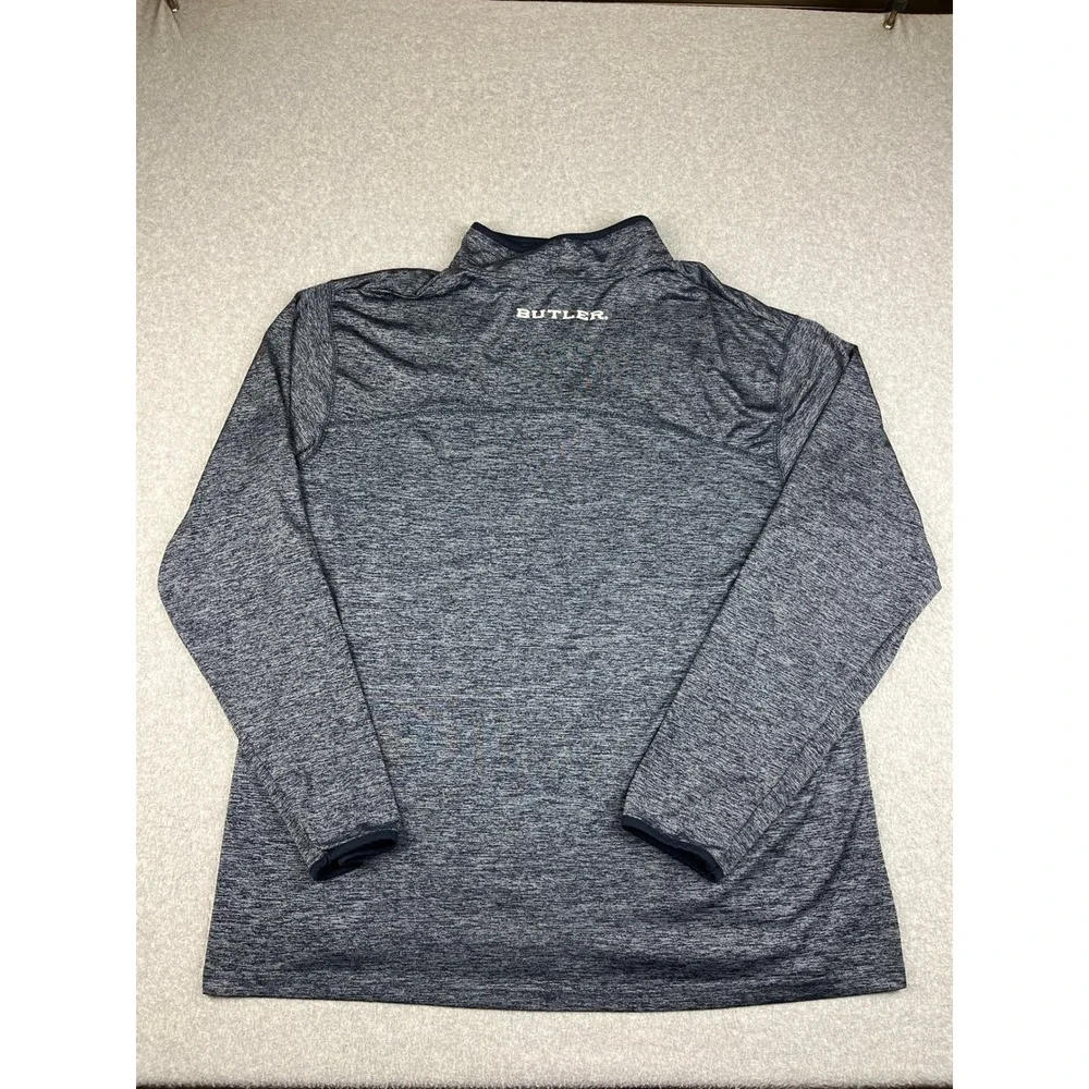 Butler Bulldogs NCAA Pullover 1/4 Zip Mens XL Colosseum Gray Activewear